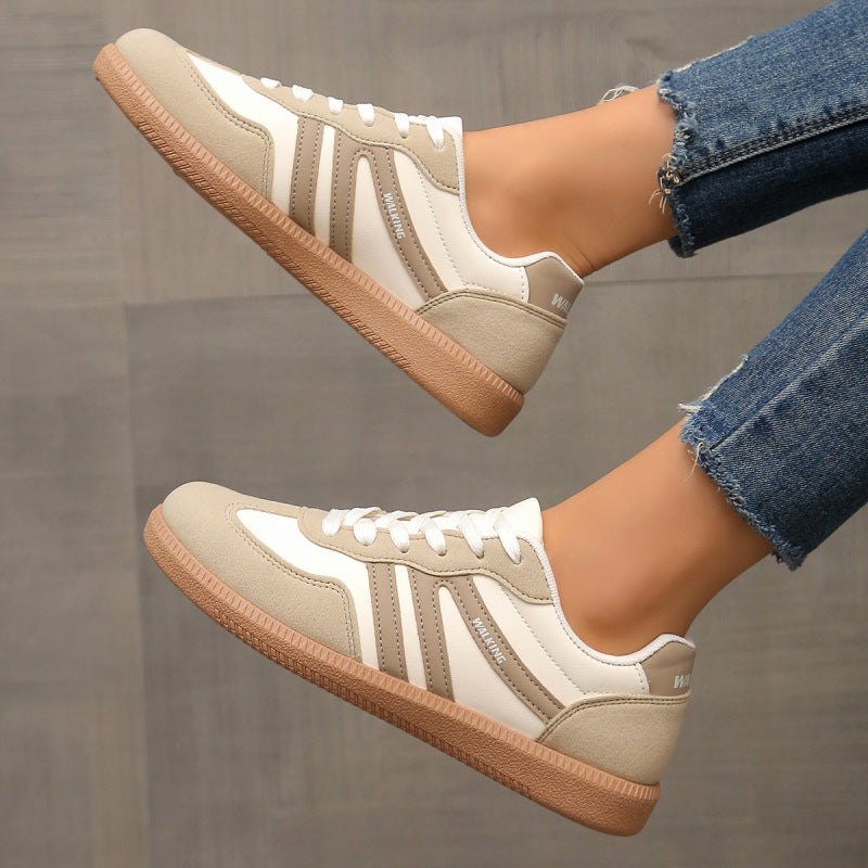 Arabella | Women’s Lace Up Round Toe Sneakers