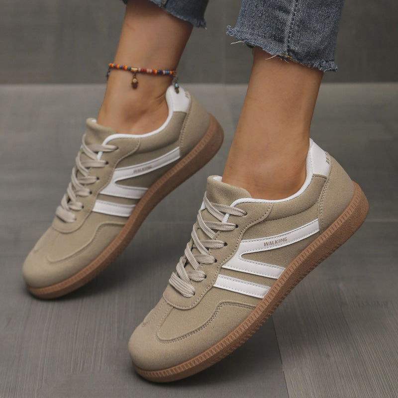 Arabella | Women’s Lace Up Round Toe Sneakers