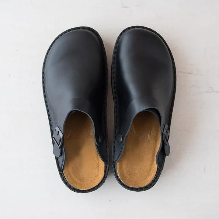 Archibald | Men’s Slip On Round Toe Buckle Strap Clogs