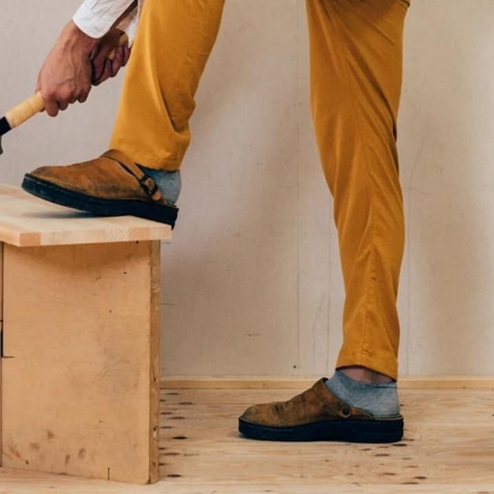 Archibald | Men’s Slip On Round Toe Buckle Strap Clogs