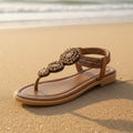 Ariel | Women’s Round Toe Beaded Summer Sandals