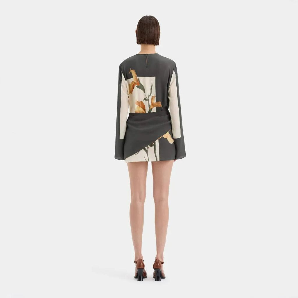 Ariella | Women’s Long Sleeve Floral Print Mini Dress