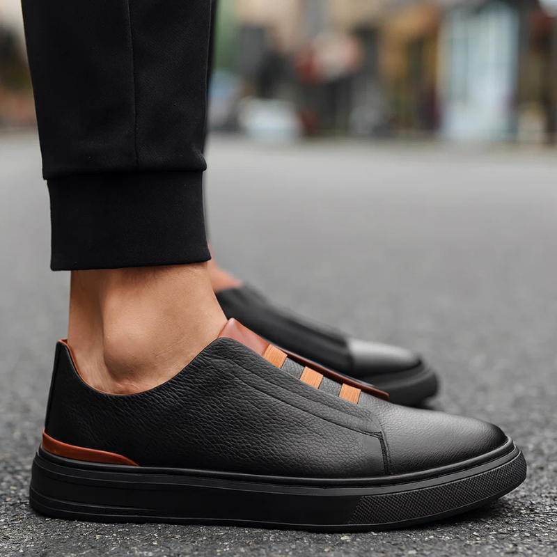 Arlando | Men's Slip-On Round Toe Low Top Sneakers