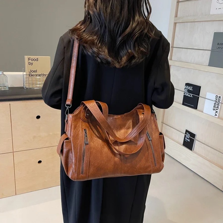 Arnita | Women’s Slouchy Multi Pocket Shoulder Bag