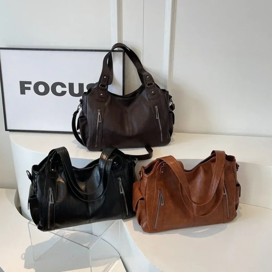 Arnita | Women’s Slouchy Multi Pocket Shoulder Bag