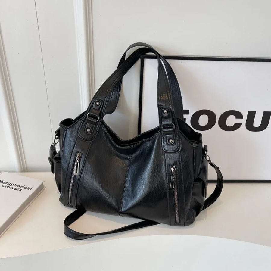 Arnita | Women’s Slouchy Multi Pocket Shoulder Bag