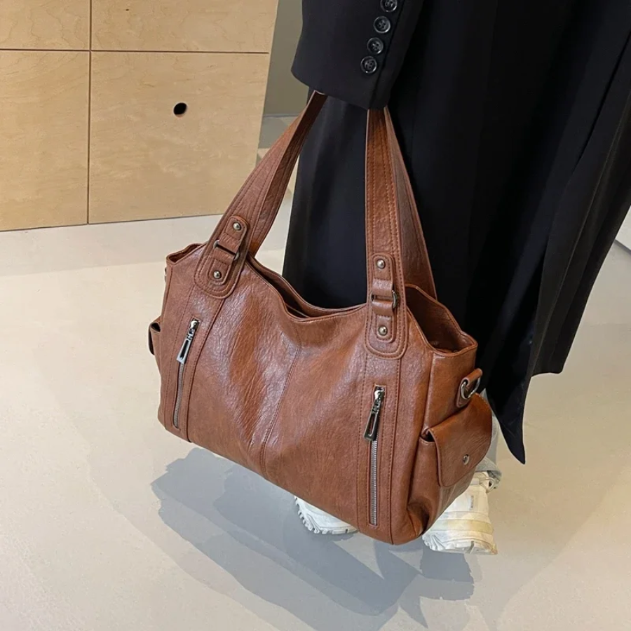 Arnita | Women’s Slouchy Multi Pocket Shoulder Bag