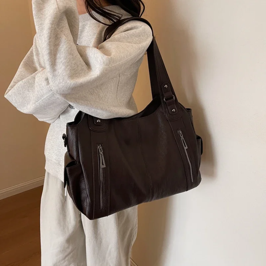 Arnita | Women’s Slouchy Multi Pocket Shoulder Bag