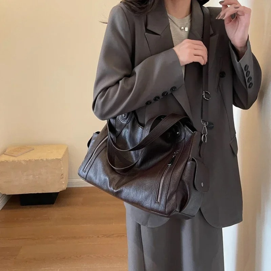 Arnita | Women’s Slouchy Multi Pocket Shoulder Bag
