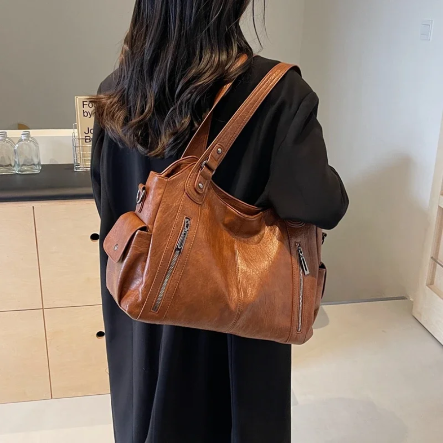 Arnita | Women’s Slouchy Multi Pocket Shoulder Bag