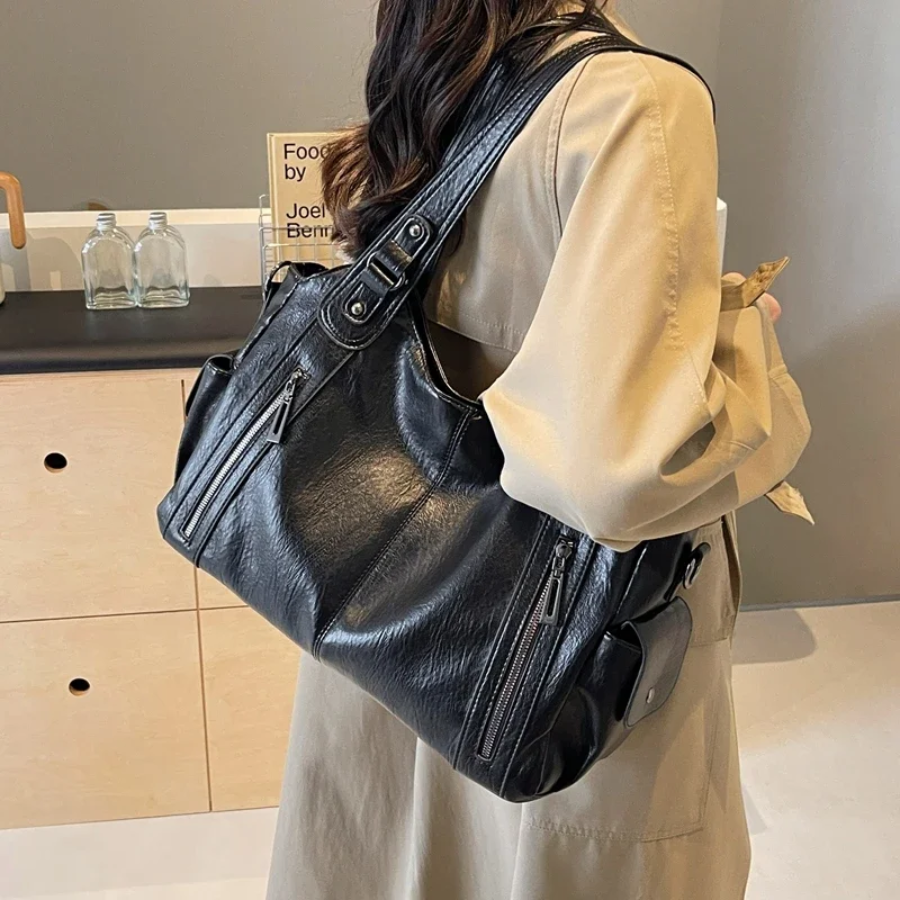 Arnita | Women’s Slouchy Multi Pocket Shoulder Bag