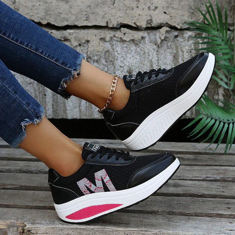 Aubrey | Women’s Round Toe Lace Up Platform Shoes