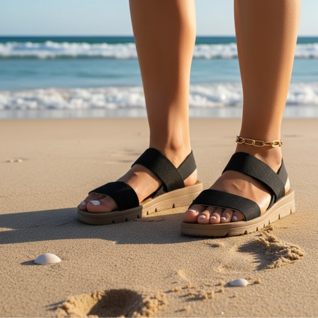 Audra | Women’s Round Toe Double Strap Summer Sandals