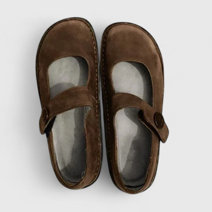 Audrina | Women’s Slip On Round Toe Mary Jane Shoes