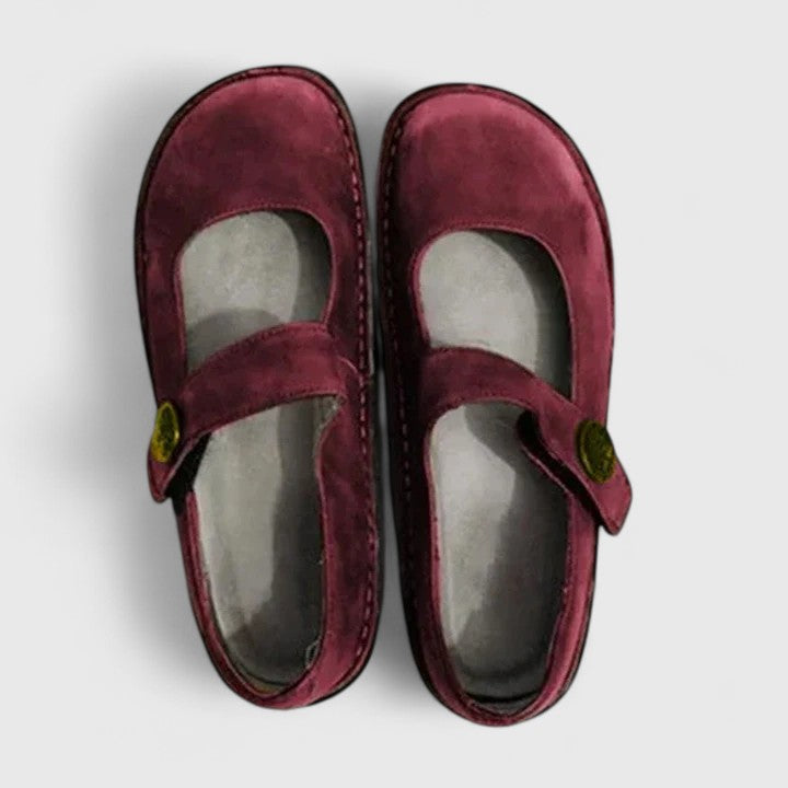 Audrina | Women’s Slip On Round Toe Mary Jane Shoes