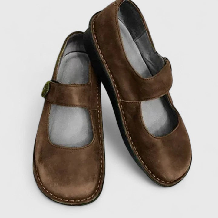 Audrina | Women’s Slip On Round Toe Mary Jane Shoes