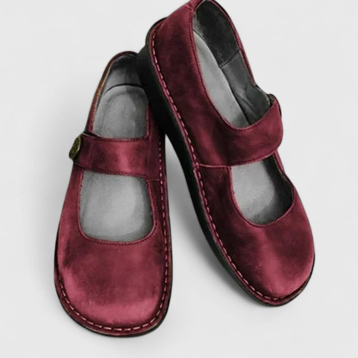 Audrina | Women’s Slip On Round Toe Mary Jane Shoes