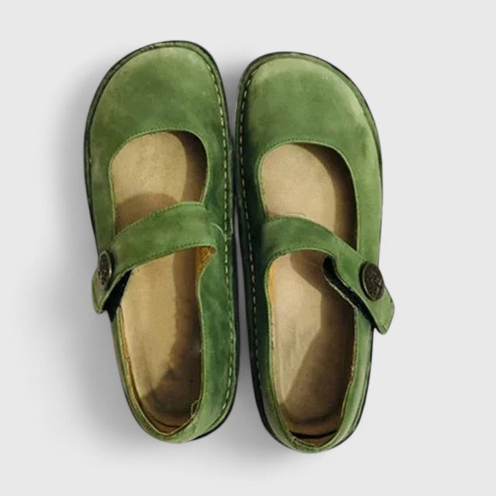 Audrina | Women’s Slip On Round Toe Mary Jane Shoes