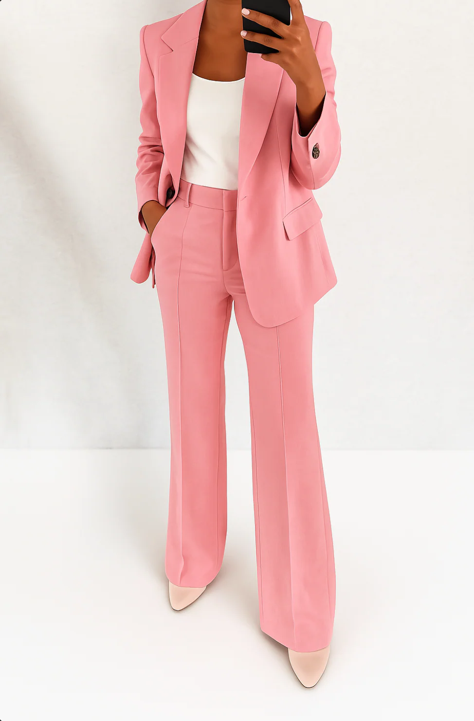 Aurora | Women’s Notch Lapel Long Sleeve Two Piece Matching Suit