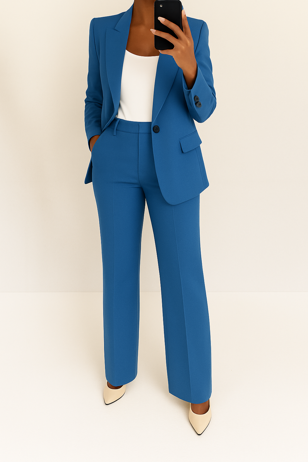 Aurora | Women’s Notch Lapel Long Sleeve Two Piece Matching Suit