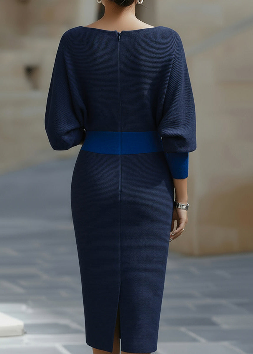 Avery | Women’s Cowl Neck Bodycon Midi Dress