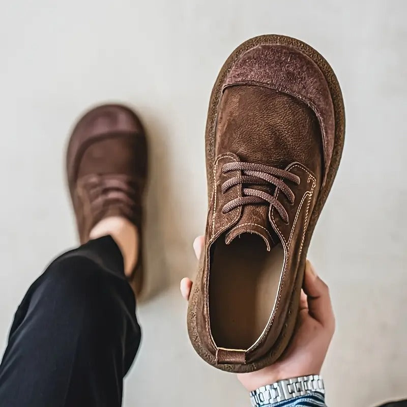 George | Men's Round Toe Lace Up Low Top Walking Shoes