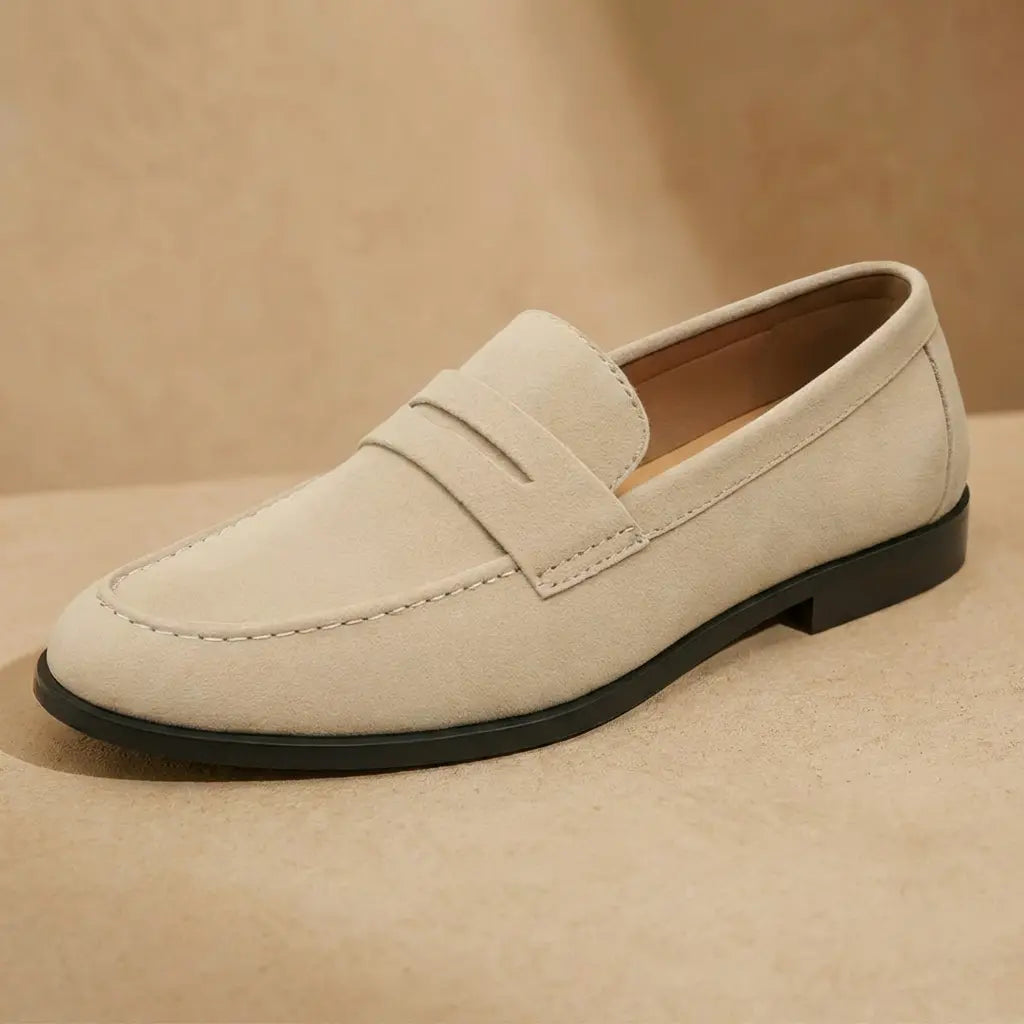 Beckett | Men’s Slip On Round Toe Penny Dress Loafers