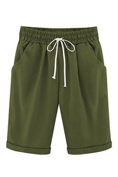 Bonnie | Women’s High Rise Loose Drawstring Summer Shorts