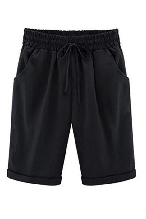 Bonnie | Women’s High Rise Loose Drawstring Summer Shorts
