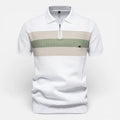 Brandon | Men’s Chevron Stripe Collared Polo Shirt