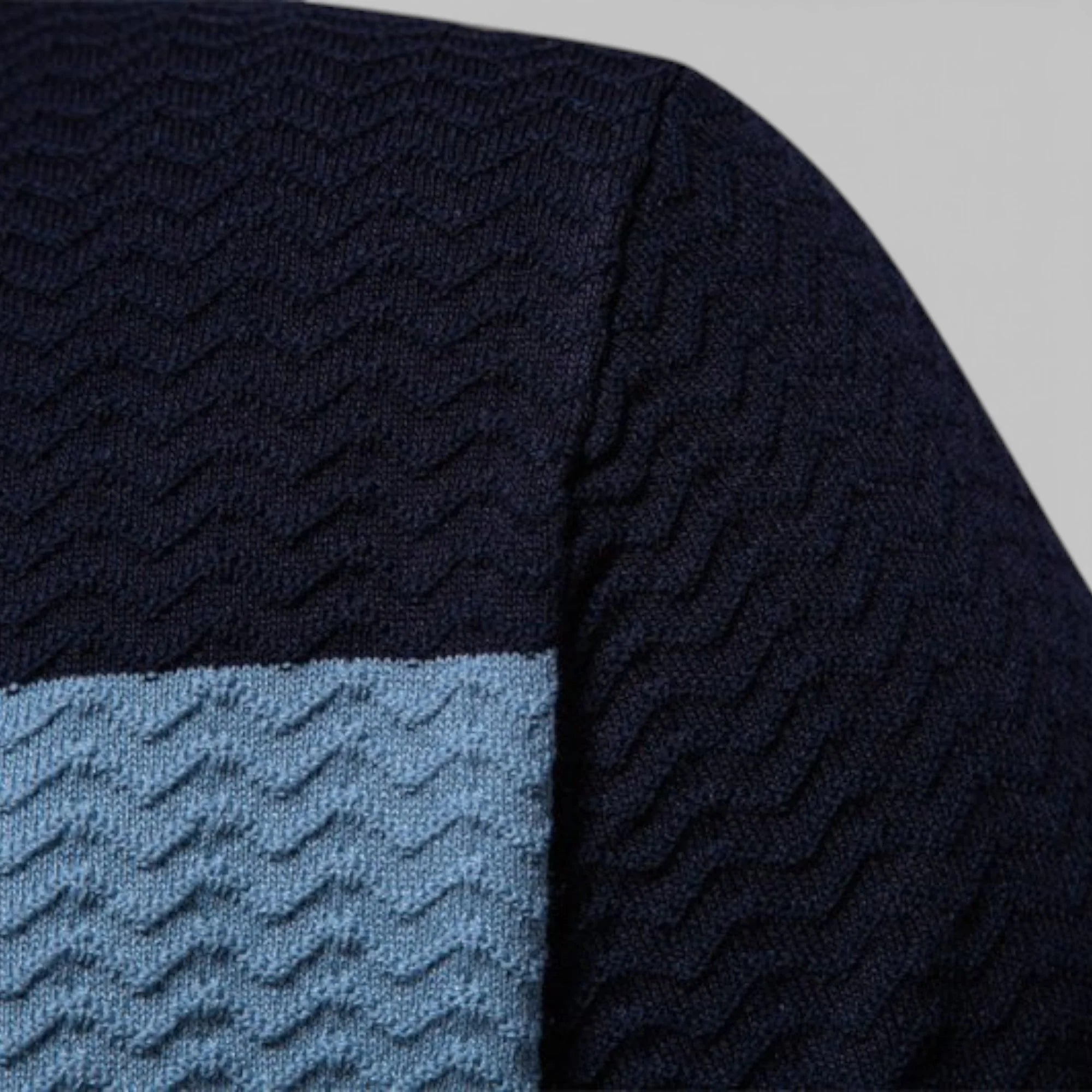 Brandon | Men’s Chevron Stripe Collared Polo Shirt