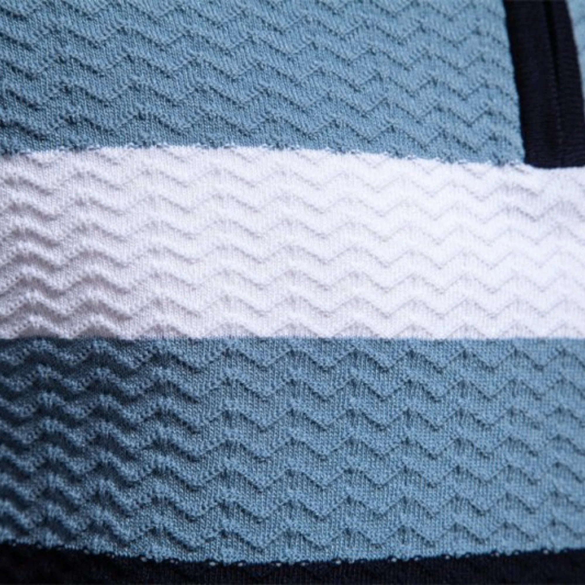 Brandon | Men’s Chevron Stripe Collared Polo Shirt