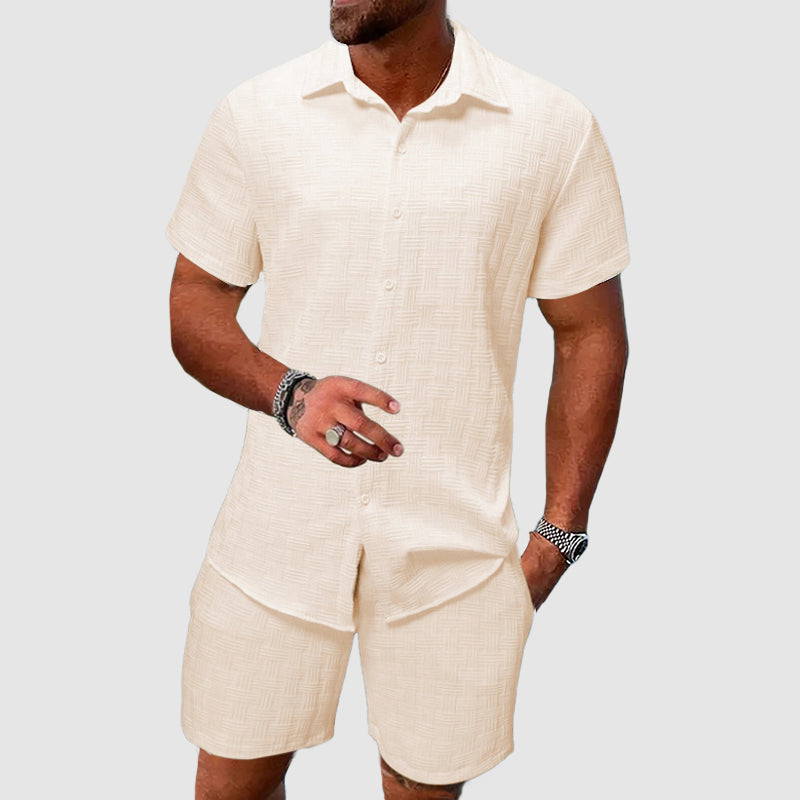 Brendan | Men’s Short Sleeve Two Piece Matching Set