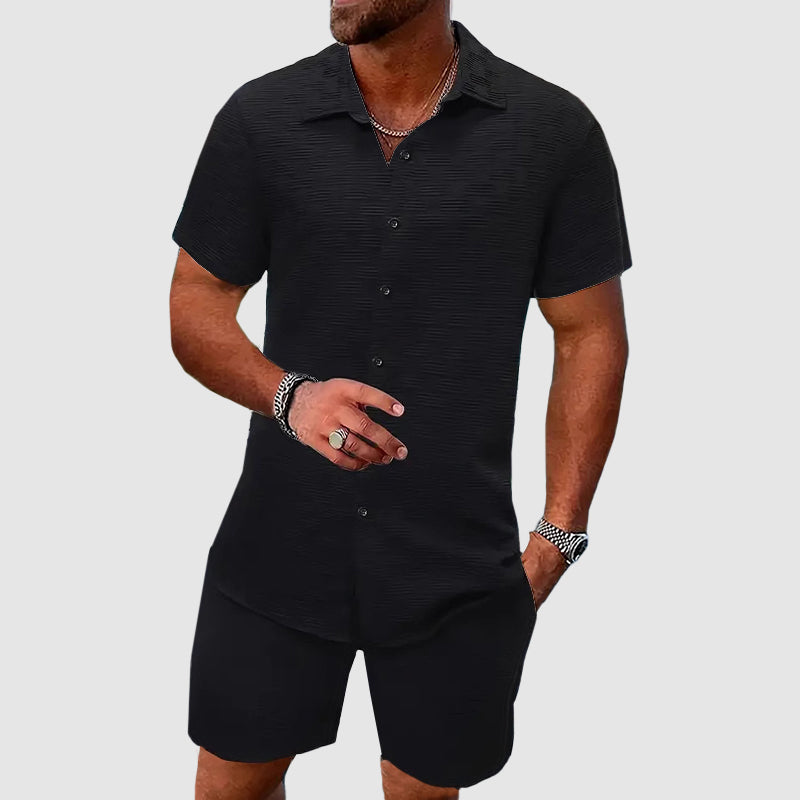 Brendan | Men’s Short Sleeve Two Piece Matching Set