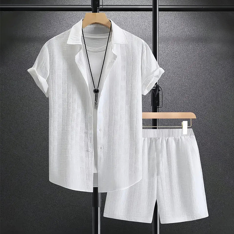Brendan | Men’s Short Sleeve Two Piece Matching Set