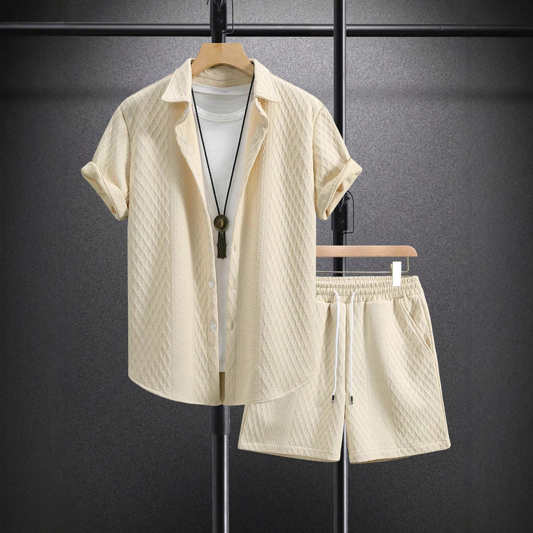 Brennan | Men’s Short Sleeve Summer Two Piece Matching Set