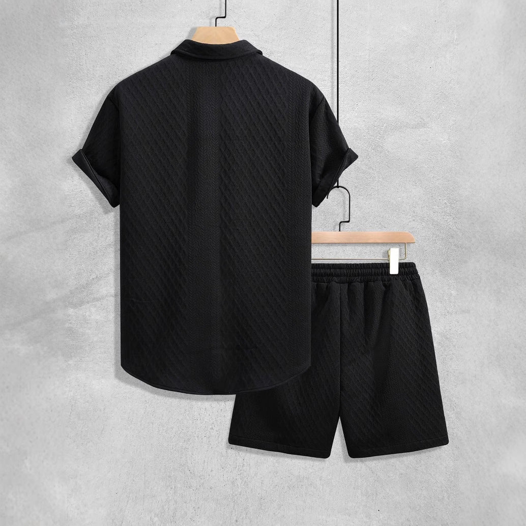Brennan | Men’s Short Sleeve Summer Two Piece Matching Set
