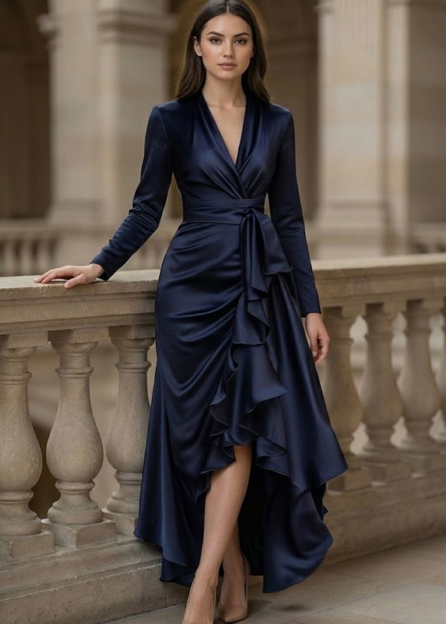 Brianne | Women’s Ruffle A Line Wedding Guest Dress