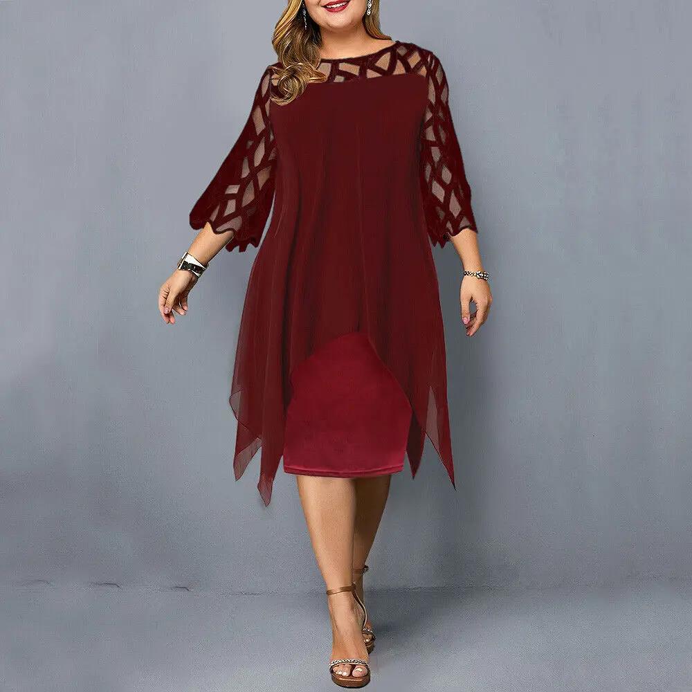 Brinlee | Women's Asymmetric Cut Out Round Neck Midi Dress