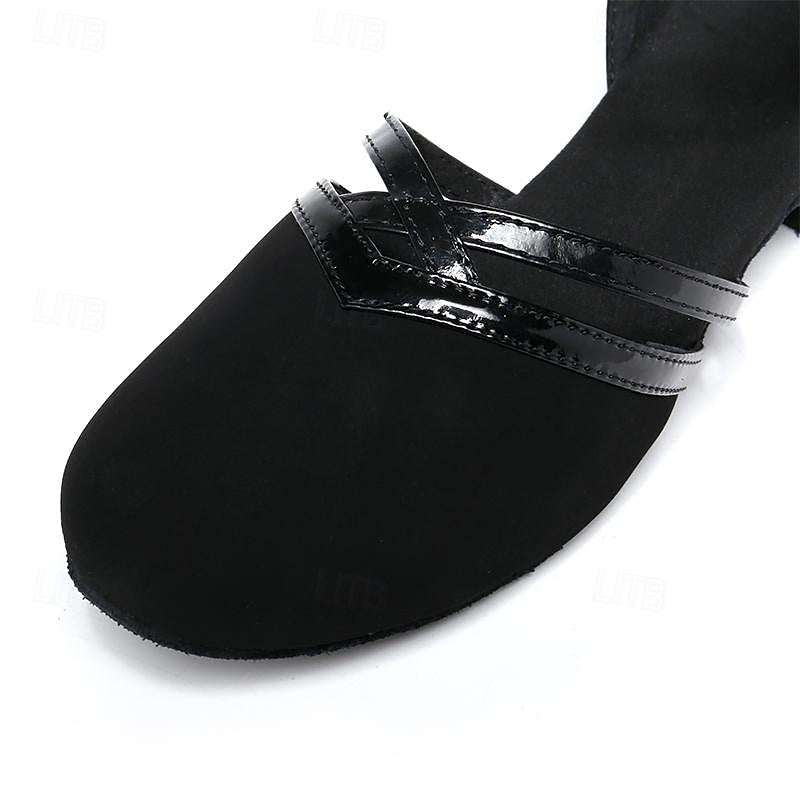 Briony | Women's Criss Cross Black Dance Shoes
