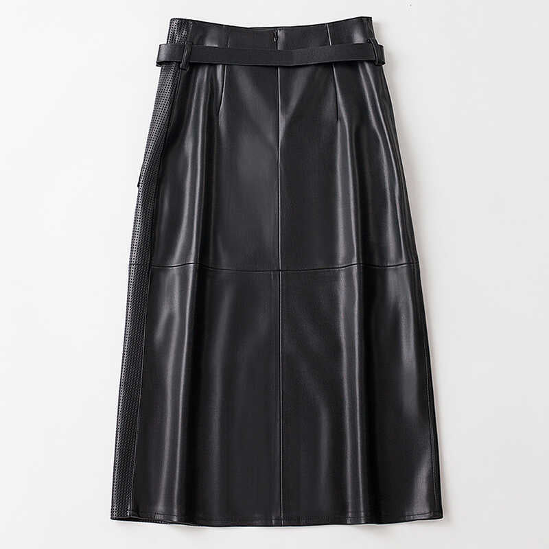 Brittney | Women's Belted Asymmetrical Pocket Skirt