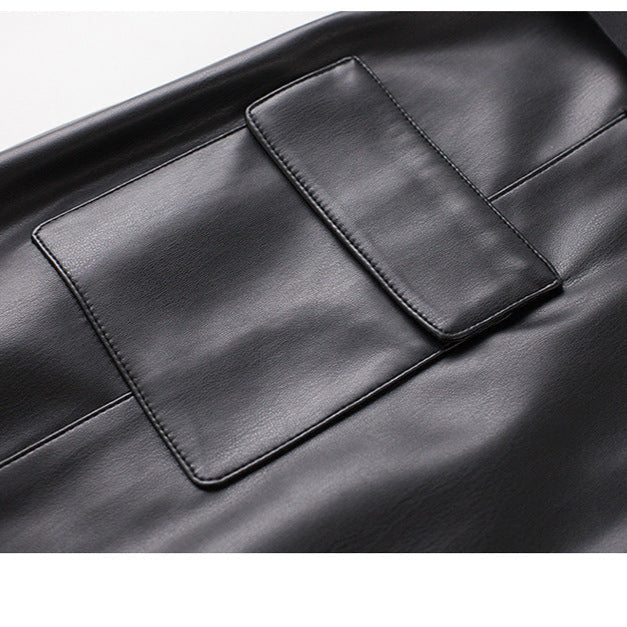 Brittney | Women's Belted Asymmetrical Pocket Skirt