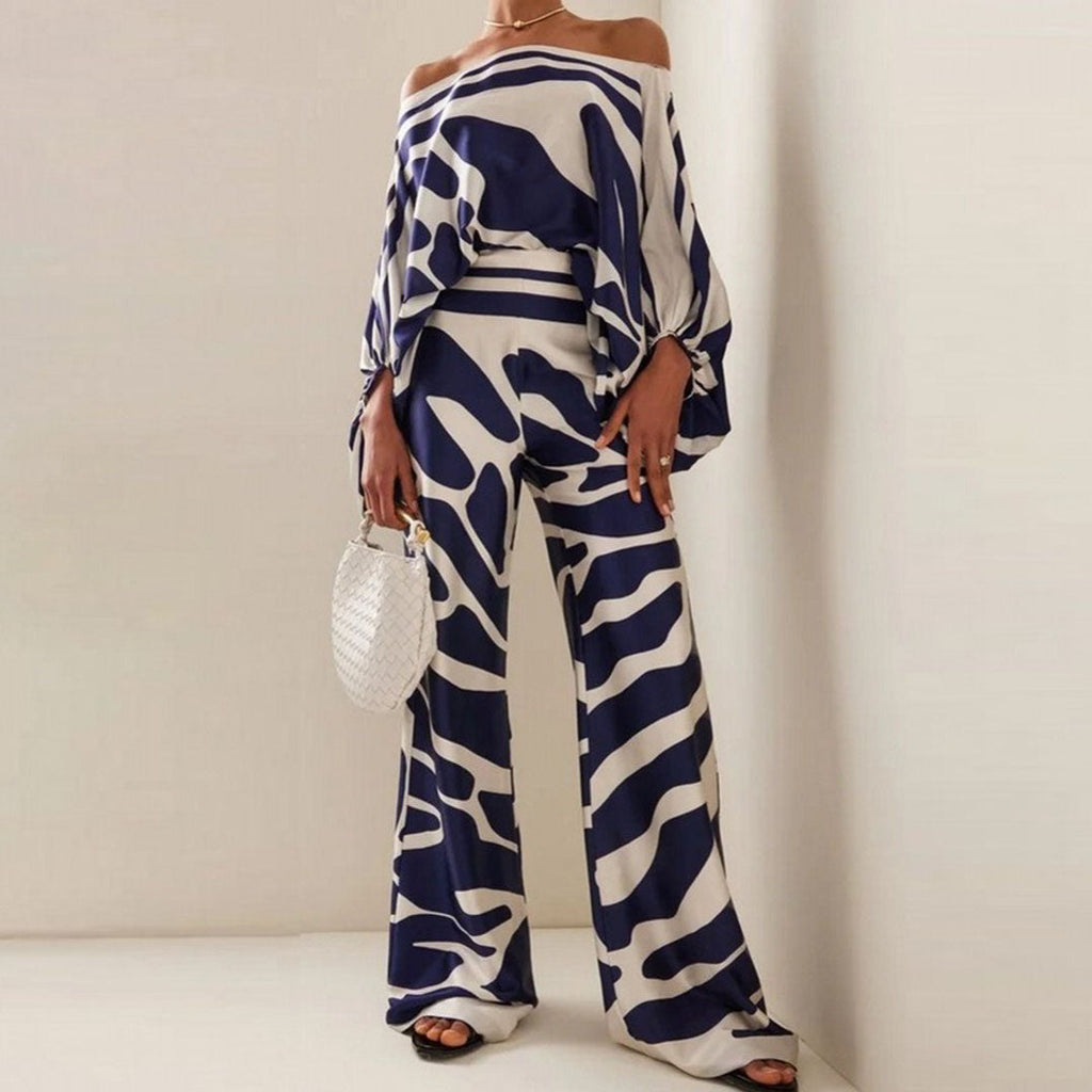 Callie | Women's Off Shoulder Long Sleeve Two Piece Set