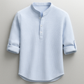 Camden | Men's Mandarin Collar Button Front Dress Shirt