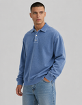 Cameron | Men’s Long Sleeve Button Polo Shirt