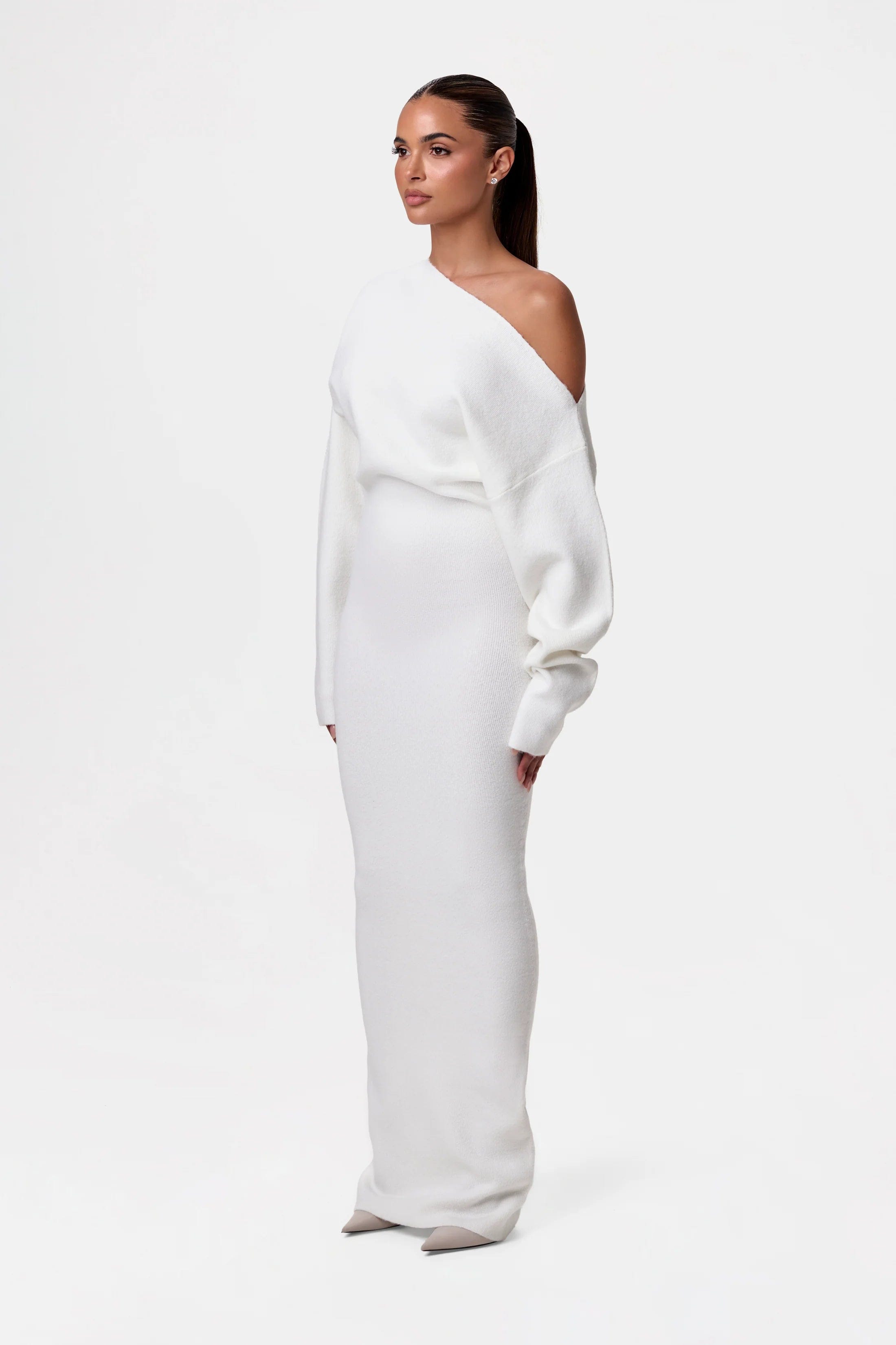 Camille | Women's Long Sleeve Bodycon Maxi Dress