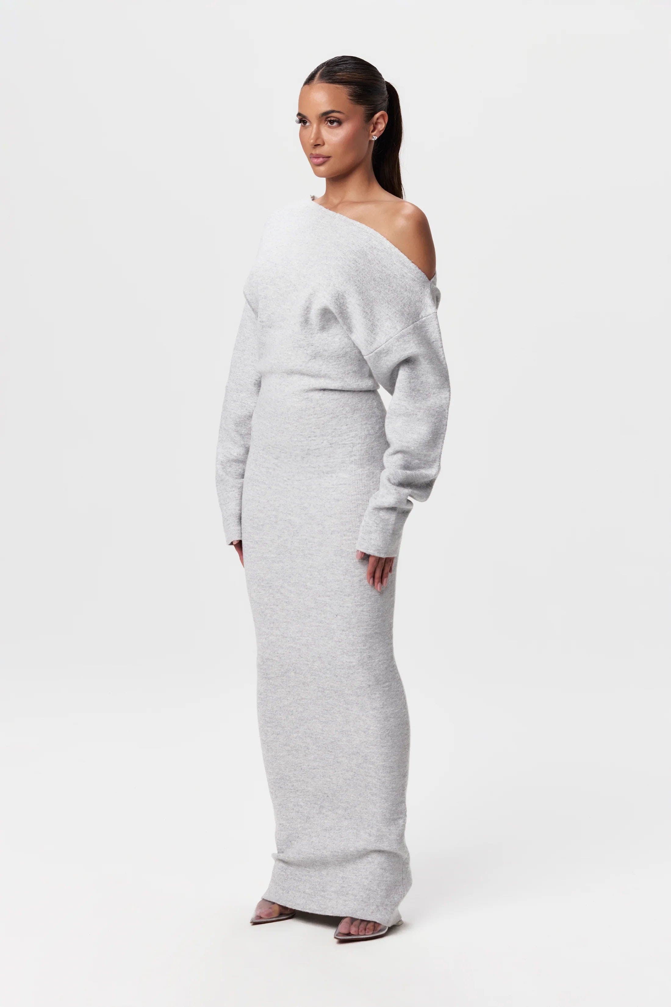 Camille | Women's Long Sleeve Bodycon Maxi Dress