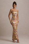Candice | Women's Strappy Floral Wedding Guest Dress