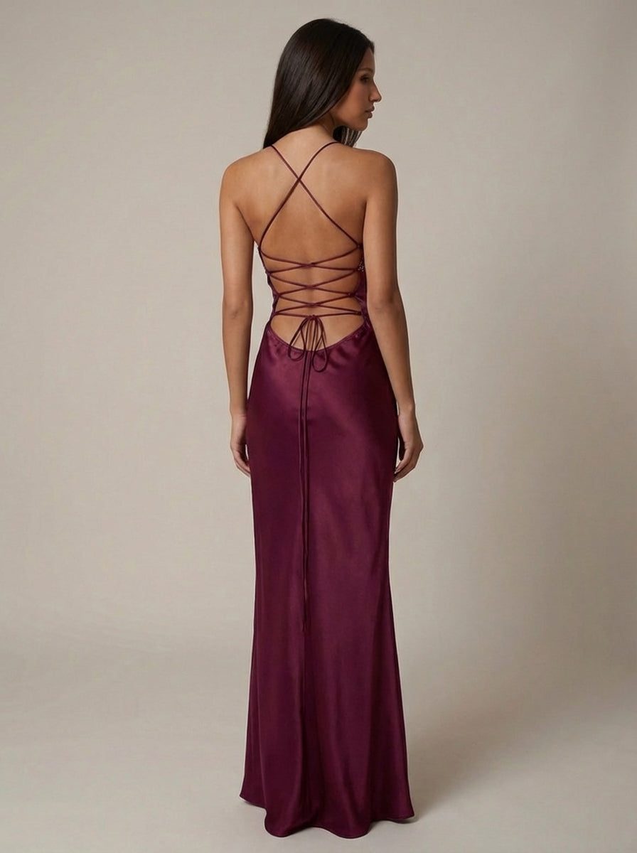 Carlee | Women’s Sweetheart Neck Sleeveless Maxi Dress