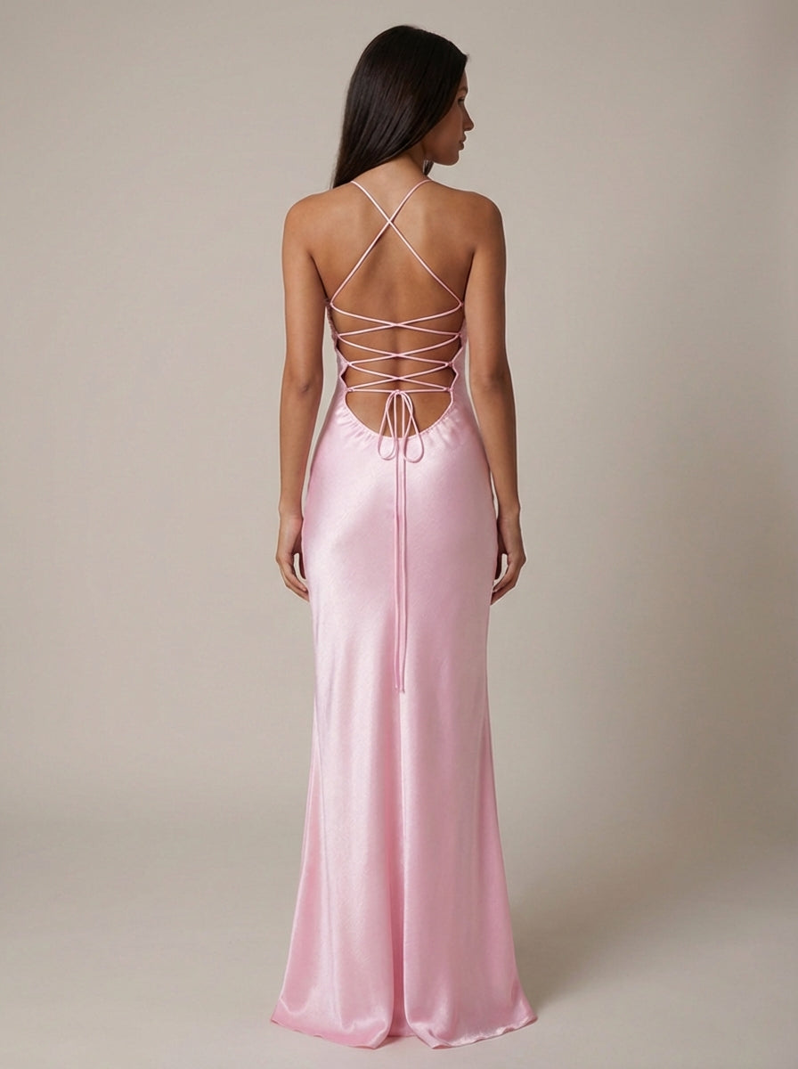 Carlee | Women’s Sweetheart Neck Sleeveless Maxi Dress